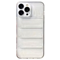 Capa TPU Flexível 3D para iPhone 14 Pro - Transparente