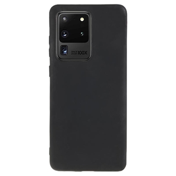 Capa de TPU Mate Anti Dedadas para Samsung Galaxy S20 Ultra - Preto