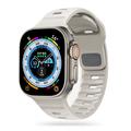 Apple Watch Series Ultra 2/Ultra/9/8/SE (2022)/7/SE/6/5/4/3/2/1 Bracelete de silicone da linha Tech-Protect IconBand - 49 mm/45 mm/44 mm/42 mm - Luz das estrelas