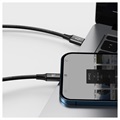 Cabo USB Tipo C 3 em 1 Baseus Rapid CAMLT-SC01 - 1.5m - Preto