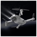 Drone Dobrável Pro 2 E99 com Câmara Dupla HD - Cinzento