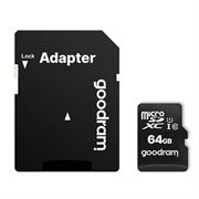 Cartão de memória GoodRam MicroSDHC M1AA-0640R12 - Classe 10