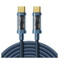 Cabo USB-C Trançado Joyroom S-CC100A20 - 100W, 2m - Azul