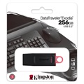 Pen USB Kingston DataTraveler Exodia - 256GB - Cor-de-Rosa / Preto