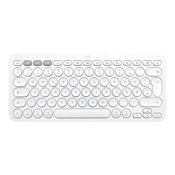 Logitech K380 Multi-Device Wireless Bluetooth Keyboard for Mac - Layout nórdico - Branco