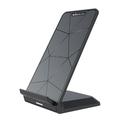 NILLKIN PRO Qi Standard Double Coil Vertical Fast Wireless Charger Stand para iPhone Samsung etc.
