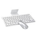 Omoton KB088/BM001 Combo de rato e teclado sem fios para iPad/iPhone - Prata