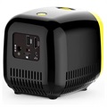 Miniprojetor Portátil HD L1 - 1080p - Preto / Amarelo