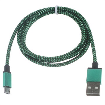 Cabo USB 2.0 / MicroUSB Premium - 3m - Verde