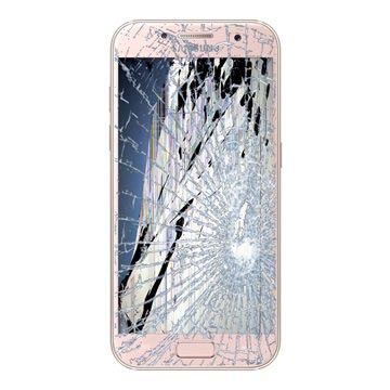 Samsung Galaxy A3 (2017) LCD and Touch Screen Repair - Pink