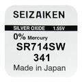 Bateria de óxido de prata Seizaiken 341 SR714SW - 1.55V