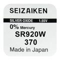 Bateria de óxido de prata Seizaiken 370 SR920W - 1.55V