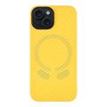 Capa industrial de aramida MagForce tática para iPhone 15 - Amarelo