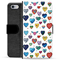 Bolsa tipo Carteira - iPhone 6 Plus / 6S Plus - Corações
