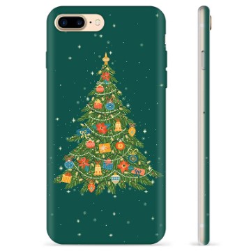 Capa de TPU para iPhone 7 Plus / iPhone 8 Plus  - Árvore de Natal