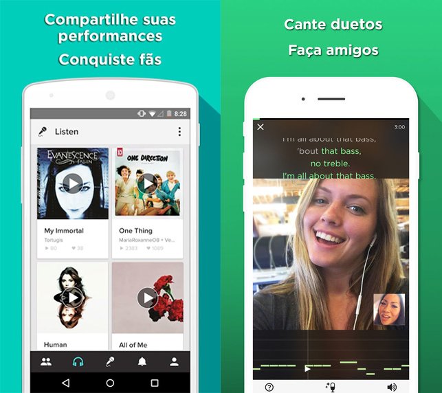 Aplicação Sing!Karaoke Aplicação Sing!Karaoke