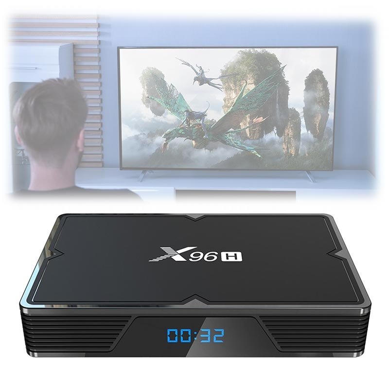 TV Box X96H 6K com Android 9.0