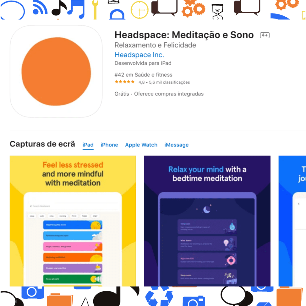 Headspace: Meditação e Sono Aplicação Headspace