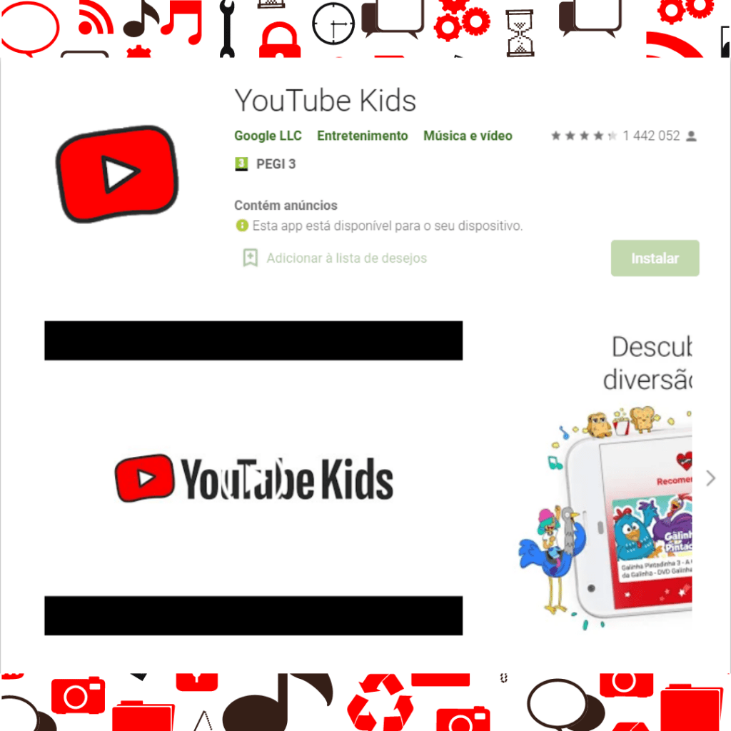 YouTube para crianças