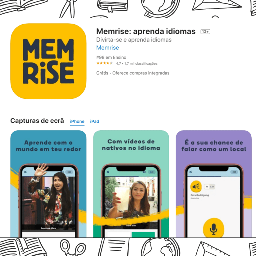 Aplicação Memrize Aplicação de línguas Memrize