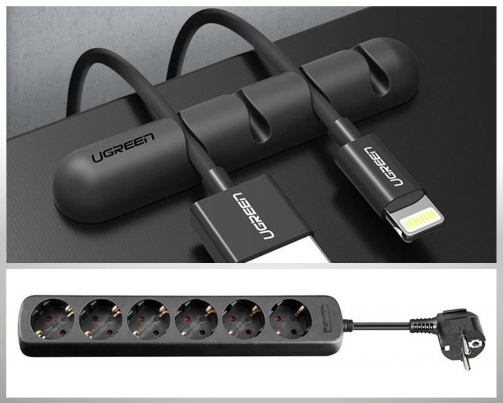 Cabos e organização Organize cabos em casa