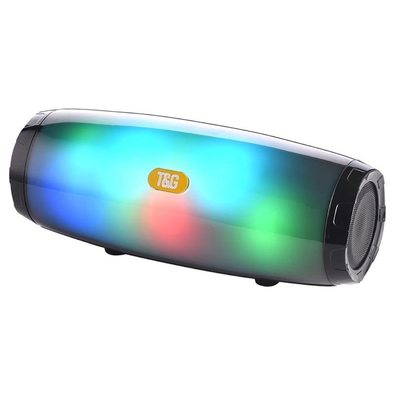 Alto-falante Bluetooth com luz LED Coluna portátil com luz LED