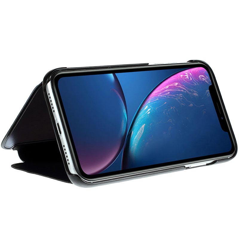 Capa flip Luxury Series Mirror View para iPhone XR Capa flip para iPhone XR da série Luxury