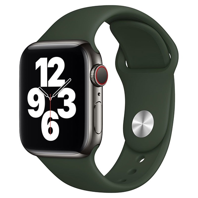 Bracelete de duas voltas em pele para relógio Apple Watch Series