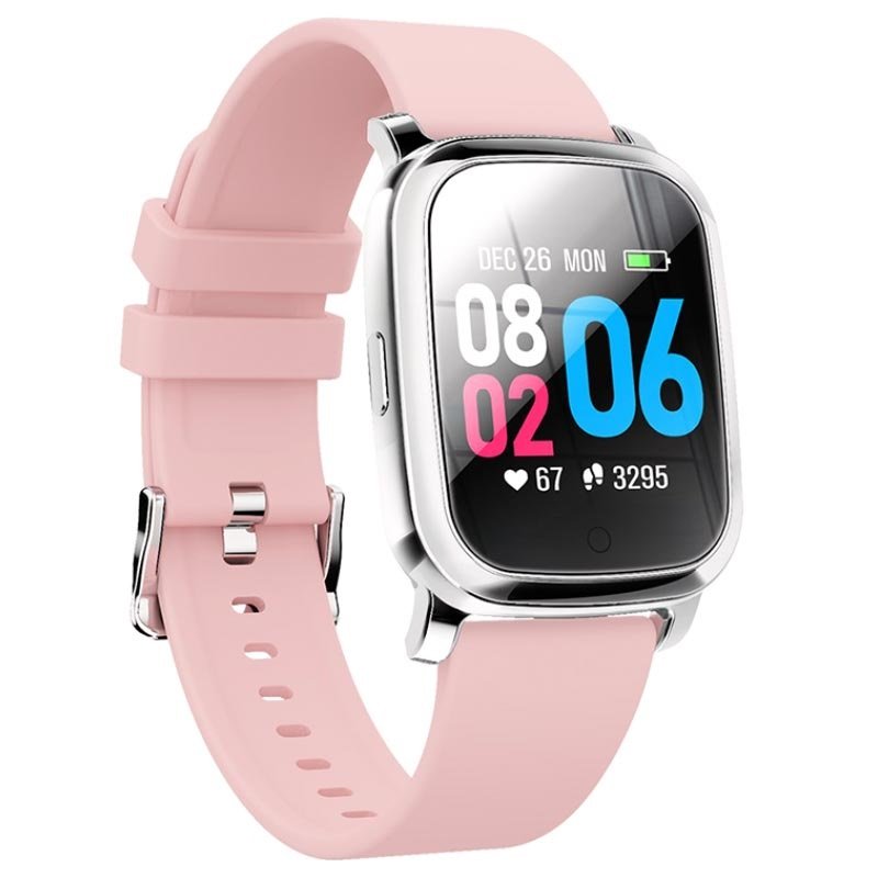 Smartwatch impermeável - cor-de-rosa