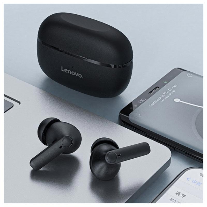 Auscultadores TWS Lenovo HT05 com Bluetooth 5.0 e caixa de carregamento Auriculares TWS Lenovo HT05