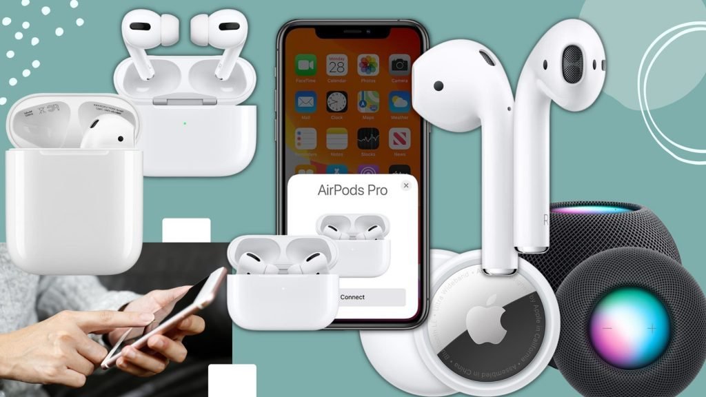 Acessórios Originais para iPhone Mais Populares iPhone, AirPods e colunas sem fio