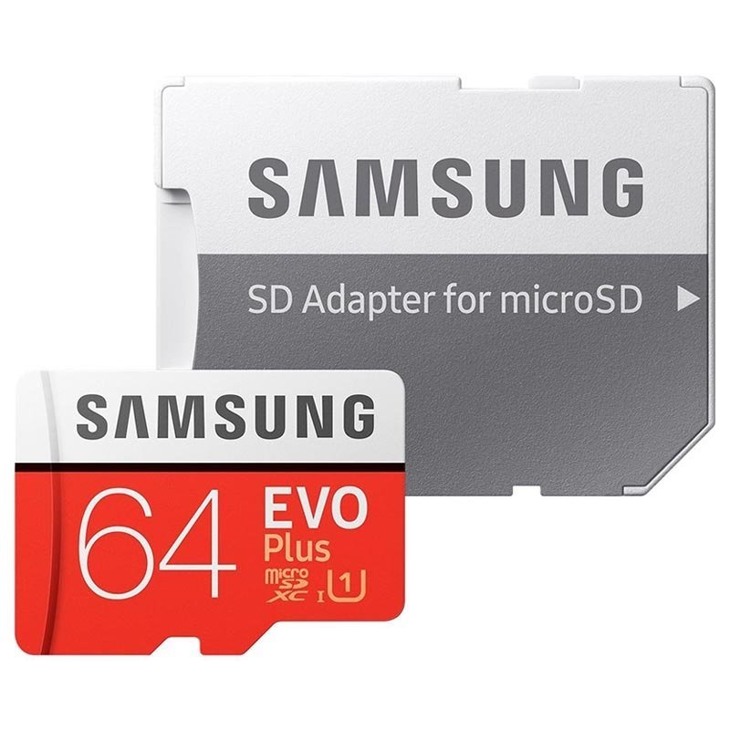 Cartão de memória Samsung Evo Plus MicroSDXC Cartão de memória Samsung Evo Plus 64GB