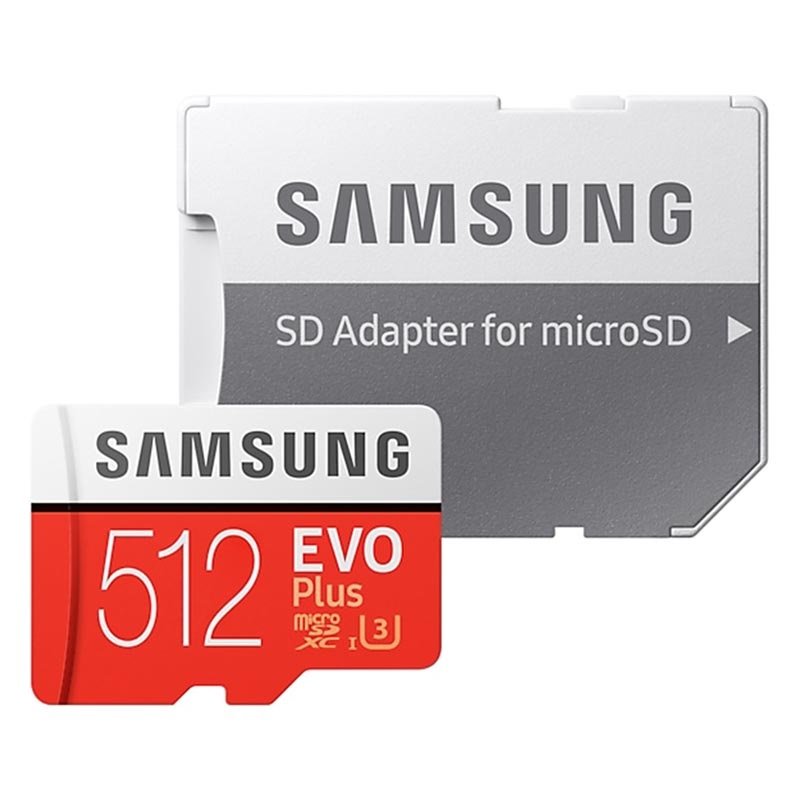 Cartão de memória Samsung Evo Plus MicroSDXC Cartão de memória Samsung Evo Plus 512GB
