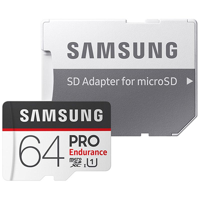 Cartão de memória Samsung Pro Endurance MicroSDHC/MicroSDXC Cartão Samsung Pro Endurance 64GB