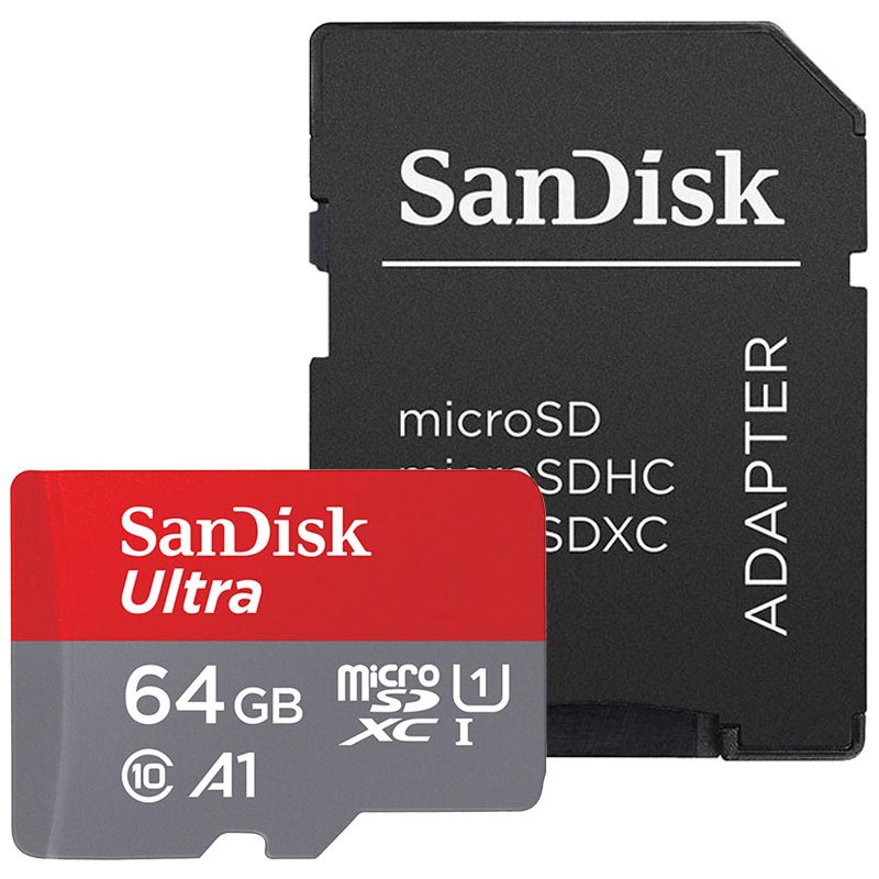 Cartão de memória SanDisk Ultra MicroSDXC 64GB