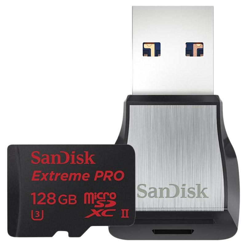 Cartão de memória SanDisk Extreme Pro MicroSDXC Leitor de cartão de memória SanDisk Extreme Pro