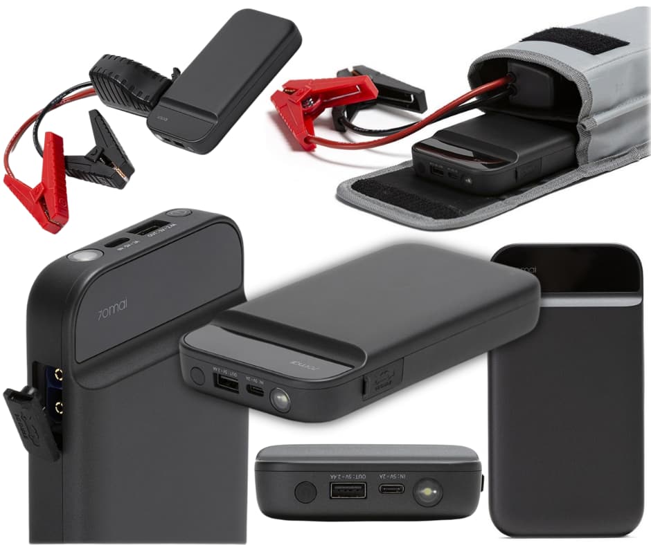 Powerbank com Arrancador de Bateria Xiaomi 70mai Power bank Xiaomi 70mai - 11100mAh