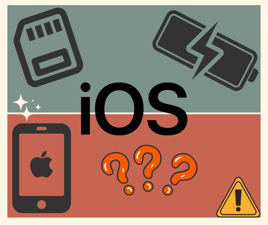 Problemas mais comuns com iOS