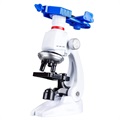 Conjunto de Microscópio Infantil 100X-1200X com Suporte para Telefone