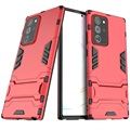 Bolsa híbrida da série Armor com suporte para Samsung Galaxy Note20 Ultra – Vermelha