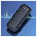 Conjunto de Microfone Lapela Sem-Fios com Caixa de Carregamento 2.4GHz - USB-C - Preto
