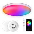 Luz de teto LED inteligente de 30 W RGB/CCT com Bluetooth, controlo por voz