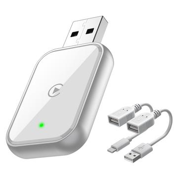 348 Adaptador CarPlay sem fios para iPhone - Branco