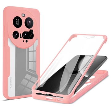 Capa 360 Série de Proteção Xiaomi 15 Ultra - Cor-de-Rosa / Transluzente