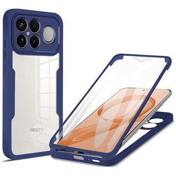 Capa 360 Série de Proteção Xiaomi Redmi K90 Pro Max - Azul / Transparente