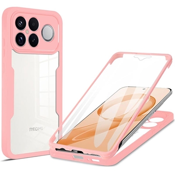Capa 360 Série de Proteção Xiaomi Redmi K90 Pro Max - Cor-de-Rosa / Transparente
