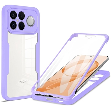 Capa 360 Série de Proteção Xiaomi Redmi K90 Pro Max - Púrpura / Transparente