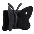 3D Butterfly Kids Capa para telemóvel com suporte em EVA à prova de choque para iPad Pro 9.7 / Air 2 / Air - Preto