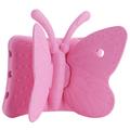 3D Butterfly Kids Capa para telemóvel com suporte em EVA à prova de choque para iPad Pro 9.7 / Air 2 / Air - Rosa