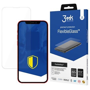 Protector de Ecrã Híbrido 3MK FlexibleGlass para iPhone 13 Mini - 7H, 0.3mm